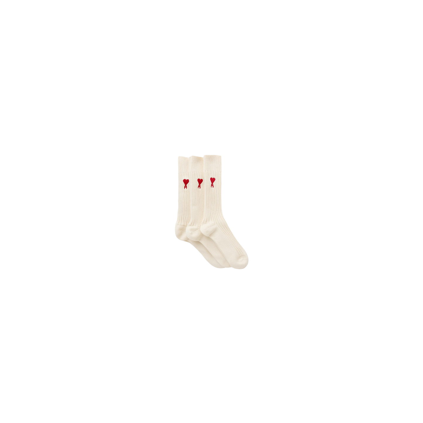 Ami Paris Three Pack Socks