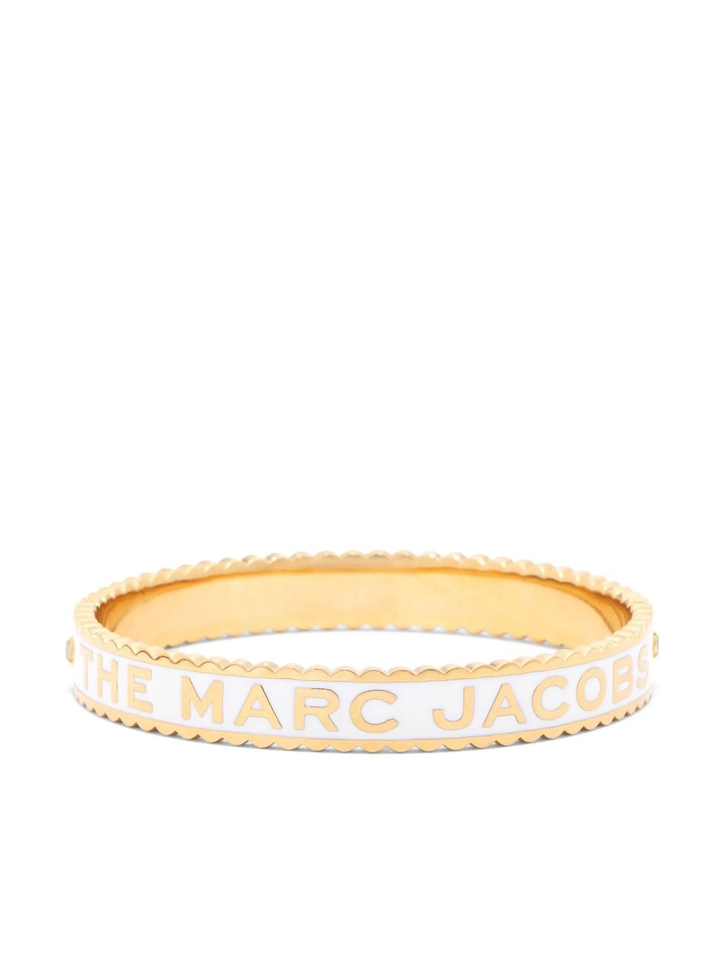 Marc Jacobs The Medallion Scalloped Bangle Bracelet LG