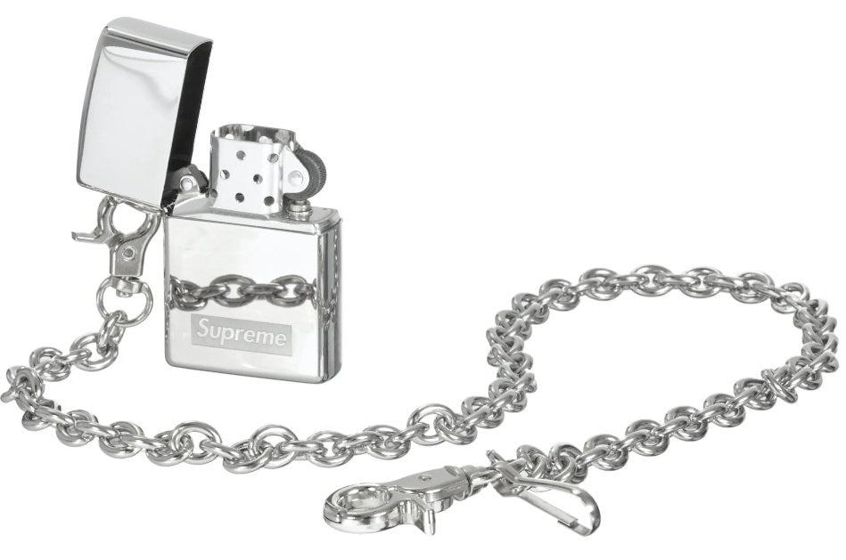 Supreme Chain Zippo Silver