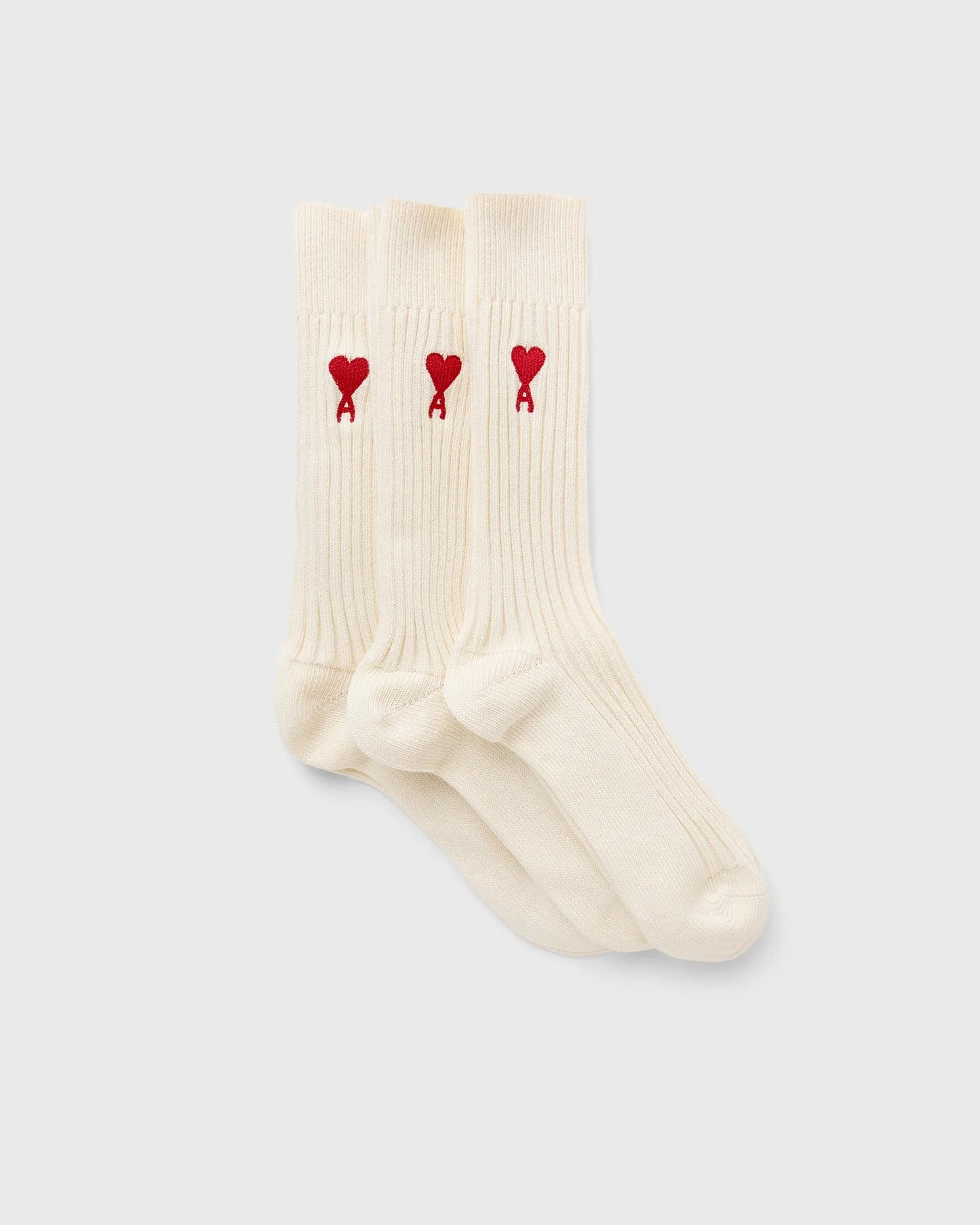 Ami Paris Three Pack Socks