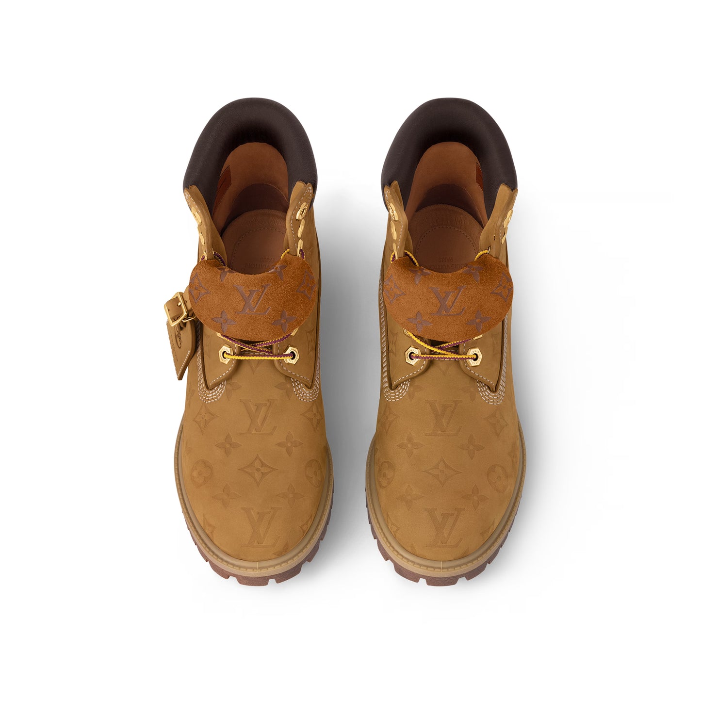 LOUIS VUITTON TIMBERLAND 6" ANKLE WHEAT MONOGRAM