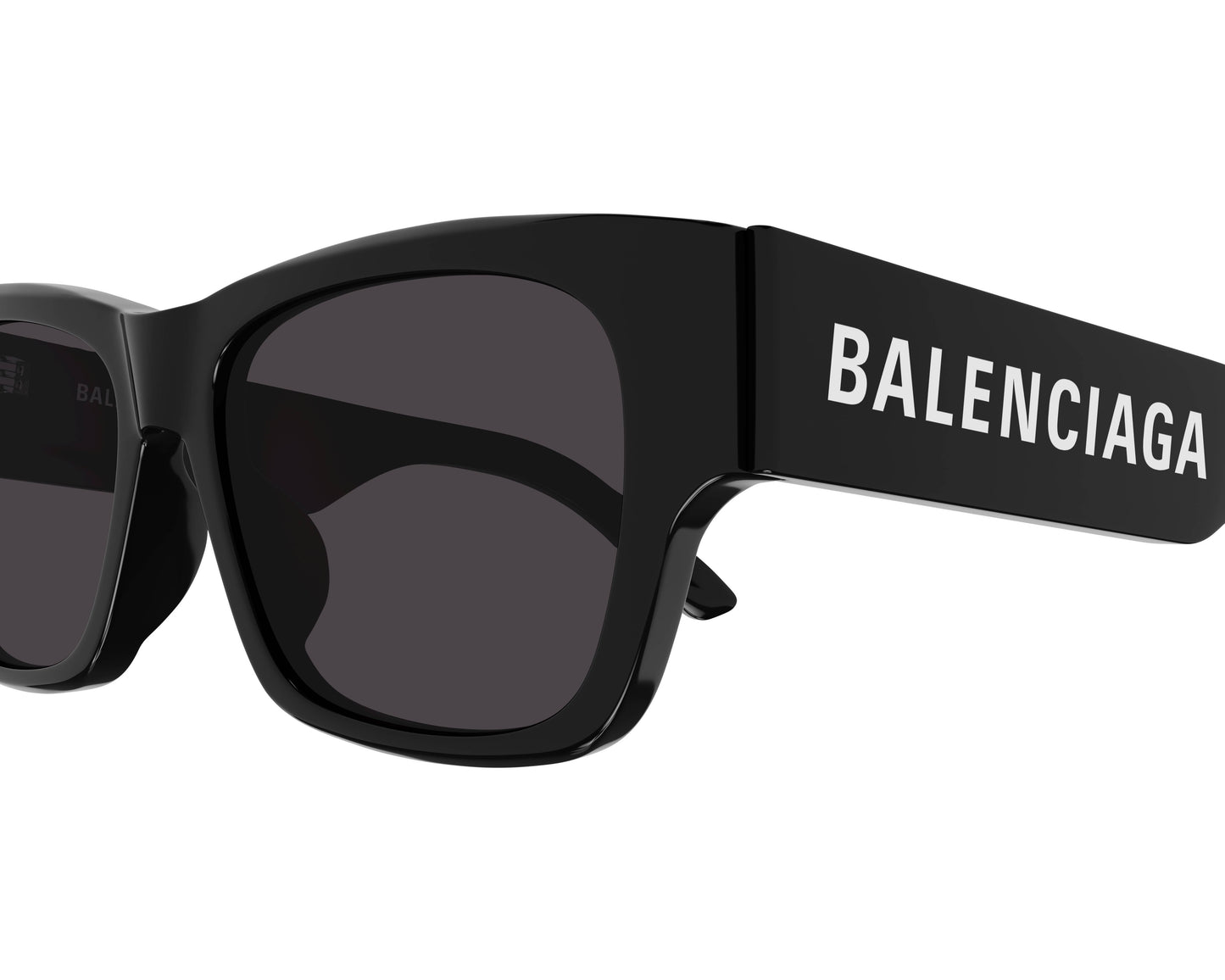 Balenciaga Rectangle Sunglasses Black