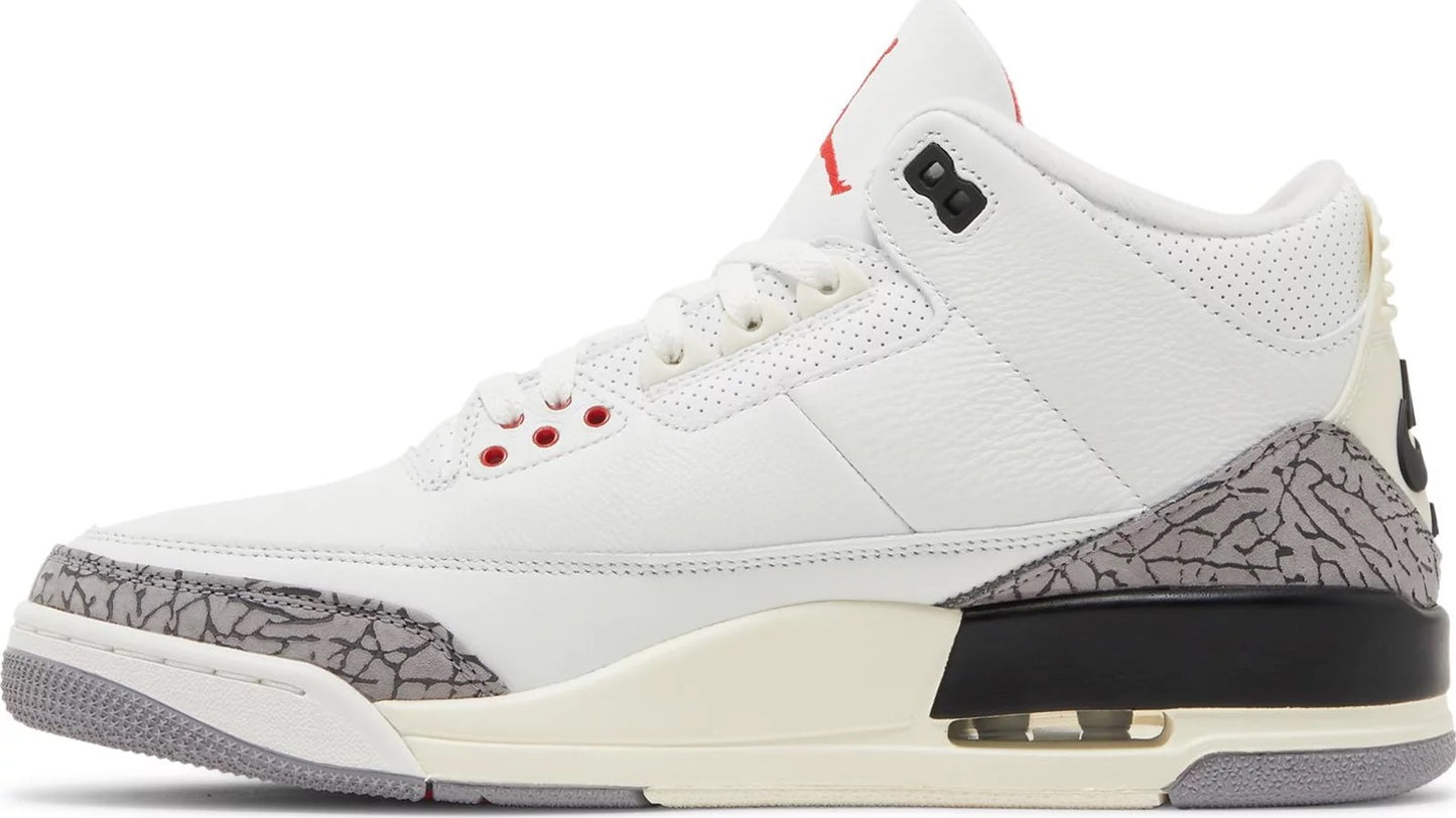 AIR JORDAN 3 RETRO WHITE CEMENT REIMAGINED