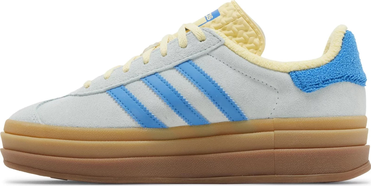 ADIDAS GAZELLE BOLD ALMOST BLUE YELLOW