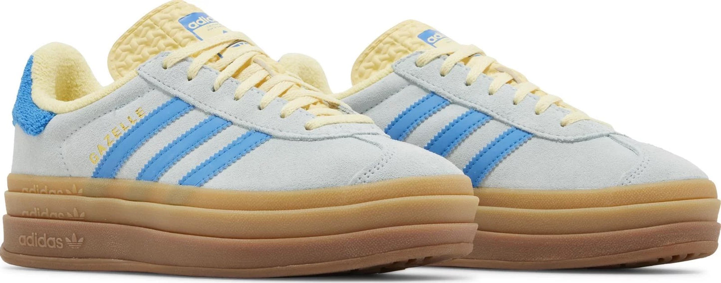 ADIDAS GAZELLE BOLD ALMOST BLUE YELLOW