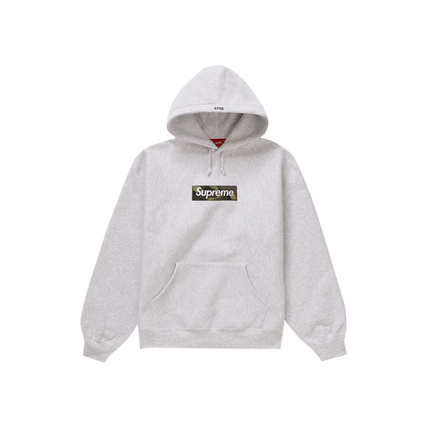 Supreme Box Logo Hooded Sweatshirt Ash Grey