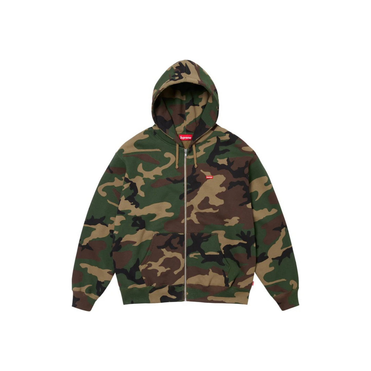 Supreme Hooded Zip Up Camo