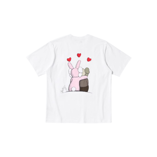 Kaws x Warhol Graphic T-Shirt White